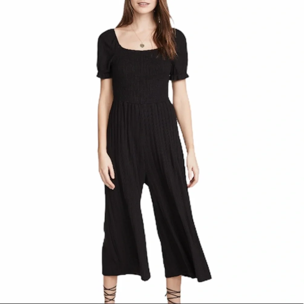 Jack By BB Dakota Total Smock Out Black Jumpsuit M - Picture 5 of 16